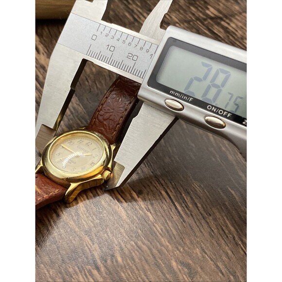 Timex Carriage women's Gold Tone Date Watch Indiglo New Battery - Picture 4 of 11